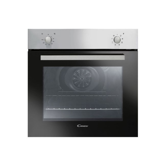 Candy FCP600X/E Large 65 Litre 8 Function Electric Single Oven - Stainless Steel