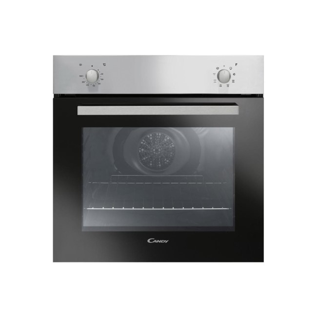 Candy FCP600X Large 65 Litre 8 Function Electric Single Oven - Stainless Steel