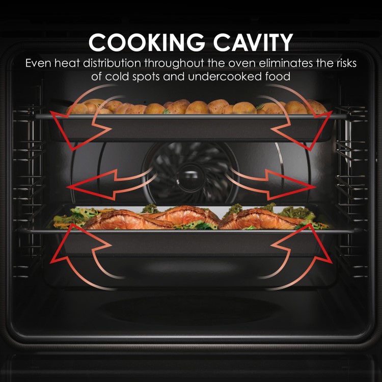 Candy Multifunction Electric Single Oven with SmartFi - Stainless Steel
