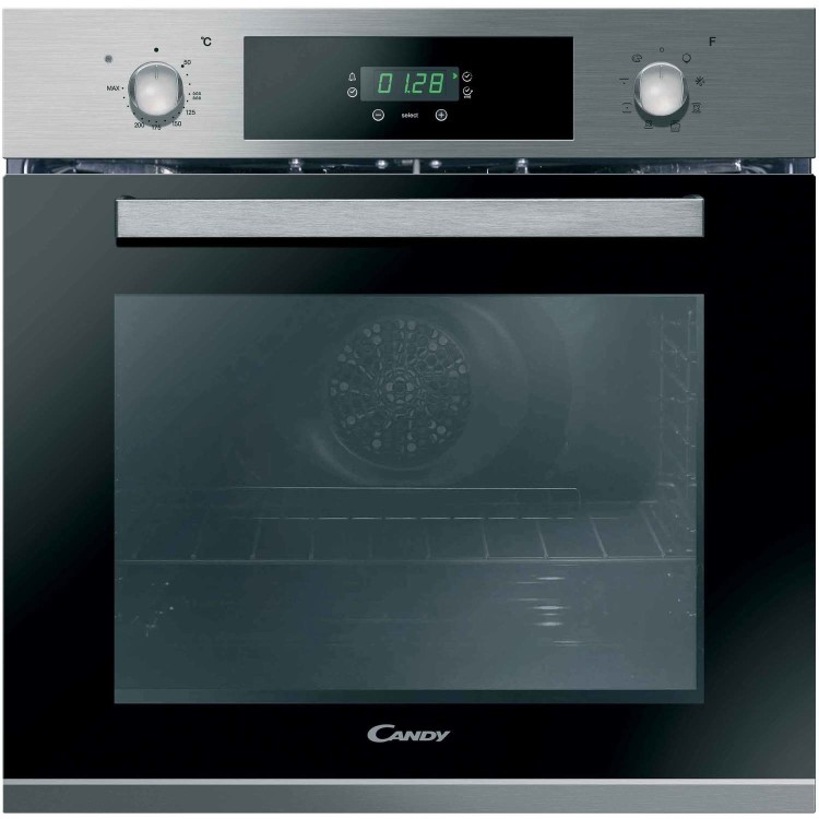 Candy FCP615X/E 8 Function Electric Built-in Single Oven - Stainless Steel