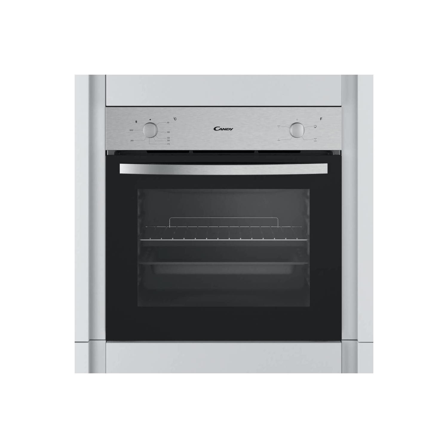 Candy Electric Conventional Single Oven Stainless Steel FCS242XE Appliances Direct