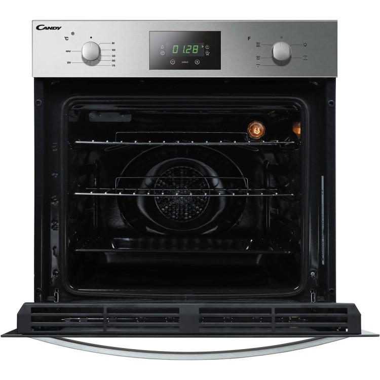 Candy FCS605X 65L Fan-assisted Single Electric Oven - Stainless Steel