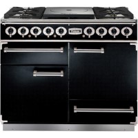 Falcon 81040 - 1092 - 110cm Dual Fuel Range Cooker - Black And Chrome