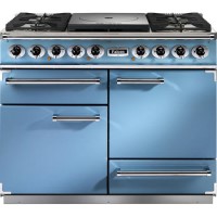 Falcon 81100 - 1092 - 110cm Dual Fuel Range Cooker - China Blue And Nickel