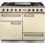 Falcon 81070 - 1092 - 110cm Dual Fuel Range Cooker - Cream And Brass