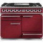 Falcon 81090 - 1092 - 110cm Dual Fuel Range Cooker - Cranberry And Nickel