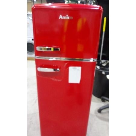 Refurbished Amica FDR2213R Retro Freestanding 208 Litre Fridge Freezer 