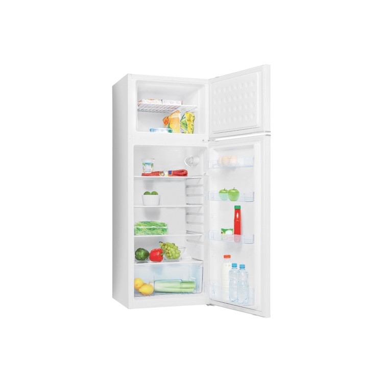 GRADE A2 - Amica FD2303 206 Litre Freestanding Fridge Freezer 80/20 Split A+ Energy Rating 54.6cm Wide - White