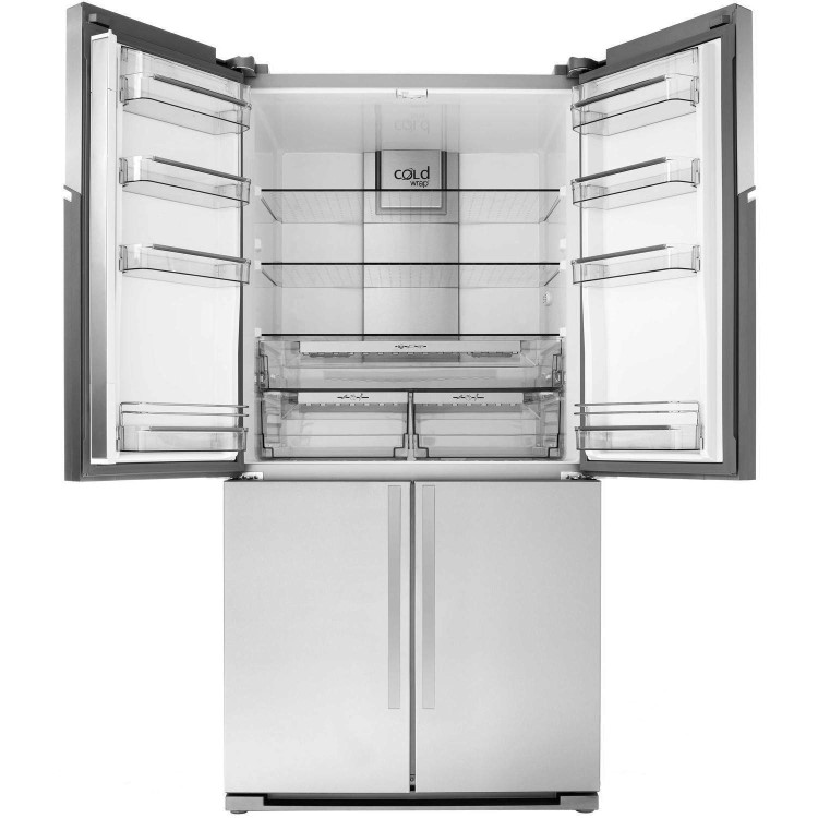 GRADE A2 - Servis FD911X Large Capacity American Fridge Freezer Stainless Steel