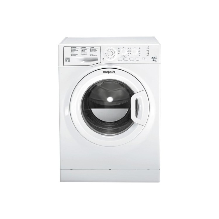 GRADE A3 - Hotpoint FDEU9640P 1400rpm 9kg Wash 6kg Dry Freestanding Washer Dryer - White