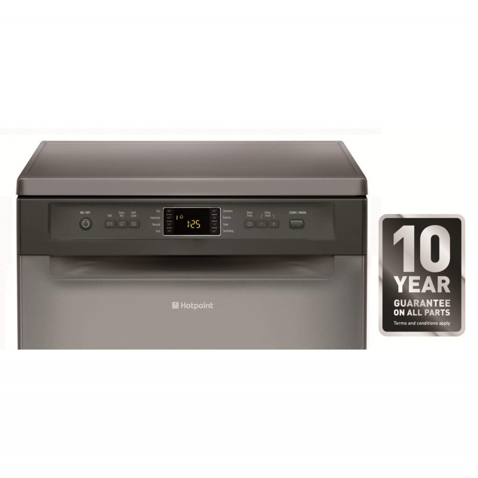 Hotpoint FDFEX11011G 13 Place Freestanding Dishwasher Graphite