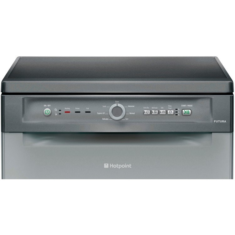 Hotpoint FDFL11010G Futura 13 Place Freestanding Dishwasher - Graphite