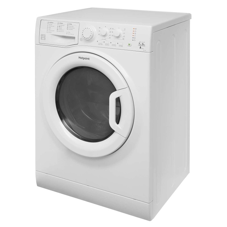 GRADE A2 - Hotpoint FDL754P 7kg Wash 5kg Dry Freestanding Washer Dryer - Polar White
