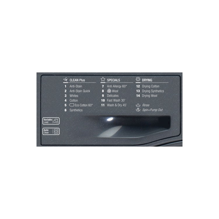 HOTPOINT FDL9640G Aquarius 9kg Wash 6kg Dry 1400rpm Freestanding Washer Dryer - Graphite