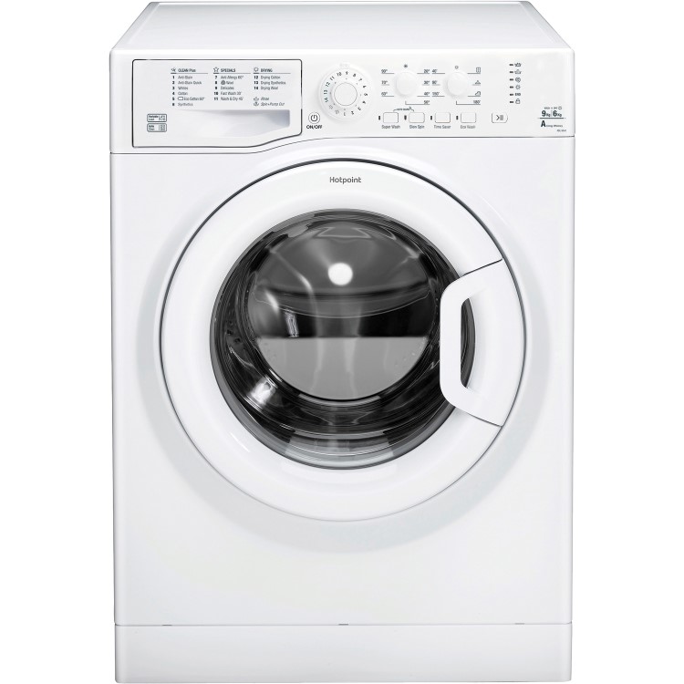 GRADE A3 - Hotpoint FDL9640P 9kg Wash 6kg Dry Freestanding Washer Dryer - Polar White
