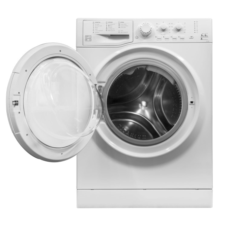 GRADE A3 - Hotpoint FDL9640P 9kg Wash 6kg Dry Freestanding Washer Dryer - Polar White