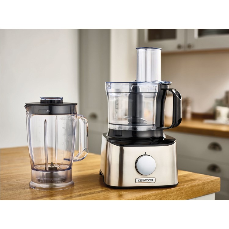 GRADE A1 - Kenwood FDM302SS MultiPro Compact Food Processor With Blender
