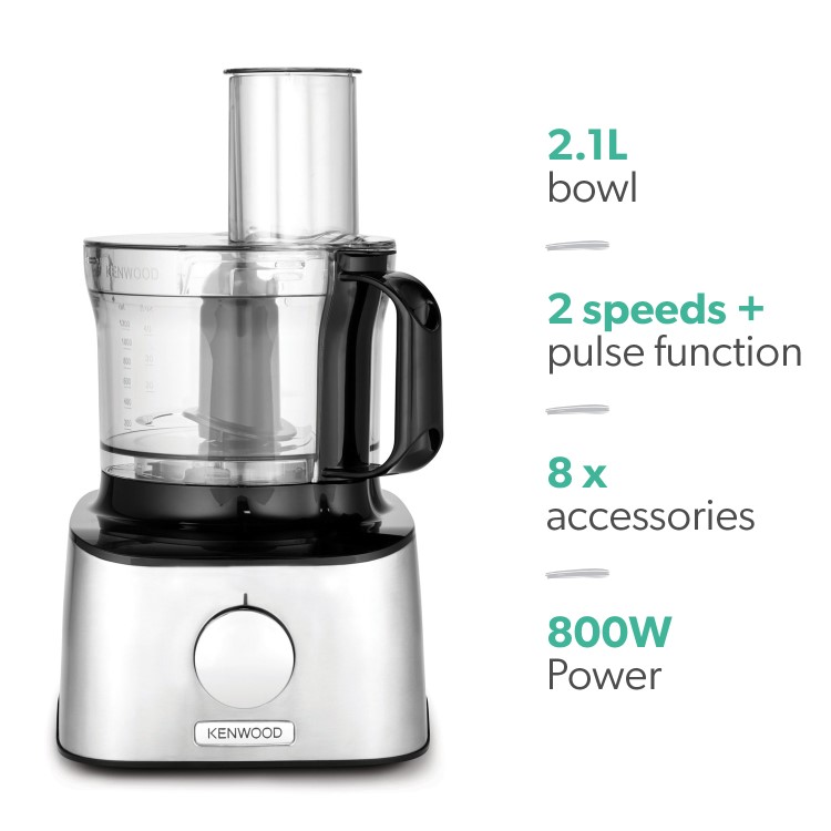 Kenwood FDM302SS MultiPro Compact Food Processor With Blender