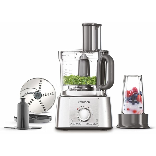 Kenwood FDP65.180SI Multipro Express 2-in-1 Food Processor - Silver