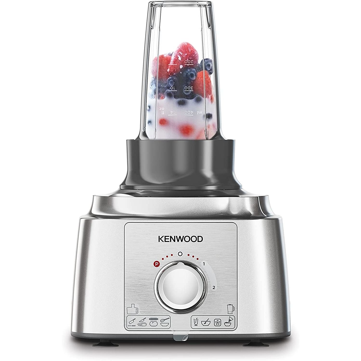 Kenwood Multipro Express 2-in-1 Food Processor - Silver FDP65.180SI Appliances Direct