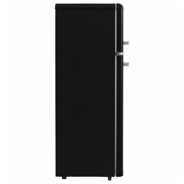 Refurbished Amica FDR2213B Freestanding 252 Litre 70/30 Fridge Freezer Black