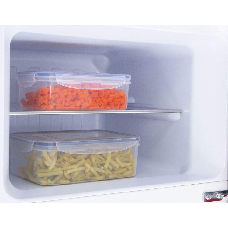 Refurbished Amica FDR2213B Freestanding 252 Litre 70/30 Fridge Freezer Black