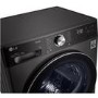 LG EcoHybrid 9kg Freestanding Heat Pump Tumble Dryer - Black Steel
