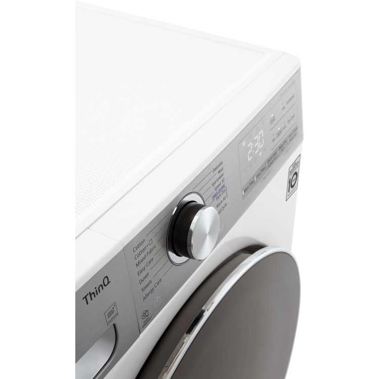 Refurbished LG EcoHybrid FDV1109W Freestanding Heat Pump 9KG Tumble Dryer White