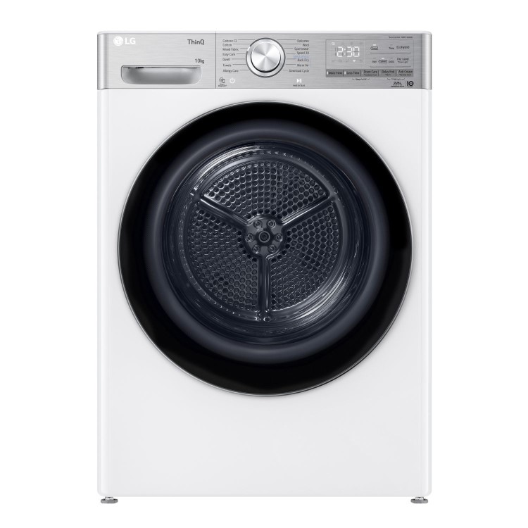 LG Dual Dry&#153; 10Kg Heat Pump Tumble Dryer - White