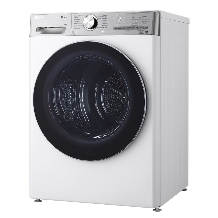 LG Dual Dry&#153; 10Kg Heat Pump Tumble Dryer - White
