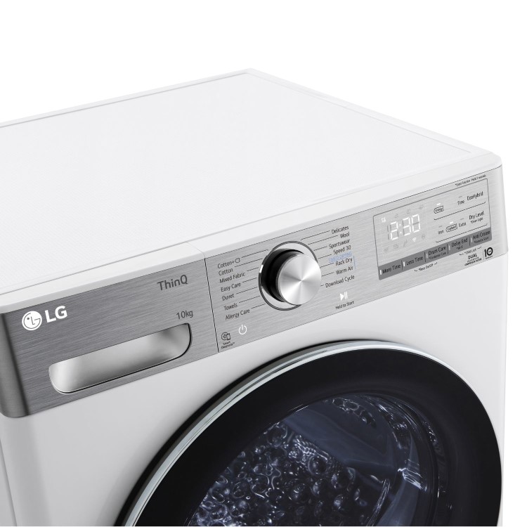 LG Dual Dry&#153; 10Kg Heat Pump Tumble Dryer - White