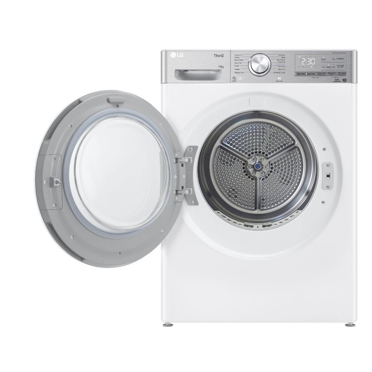 LG Dual Dry&#153; 10Kg Heat Pump Tumble Dryer - White