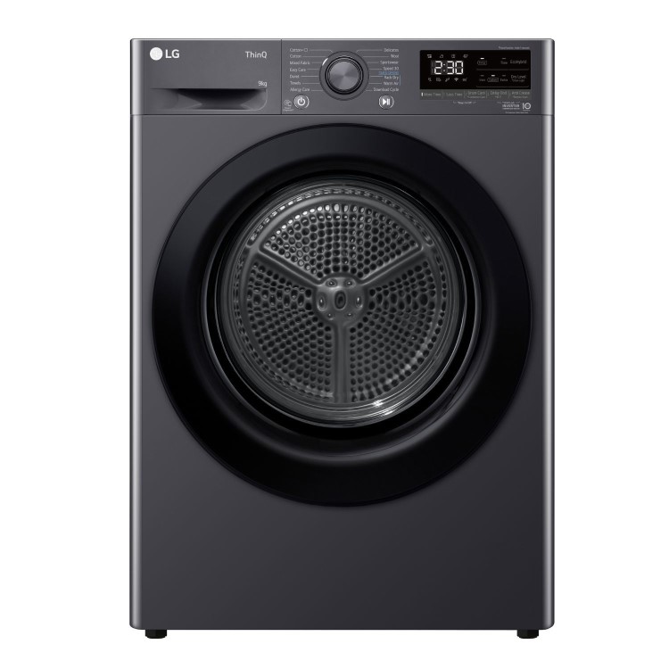 LG   9kg Heat Pump Tumble Dryer - Slate Grey