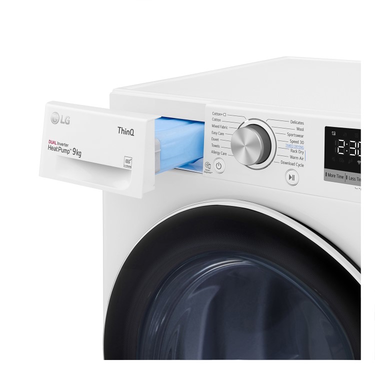LG 9kg Heat Pump Tumble Dryer - White