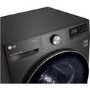 LG EcoHybrid 9kg Freestanding Heat Pump Tumble Dryer - Black Steel