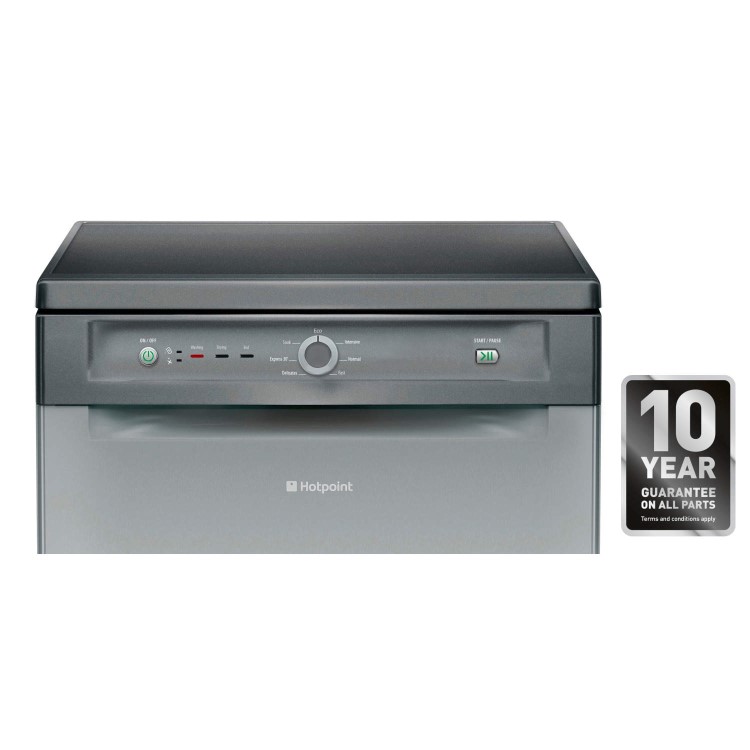 Hotpoint Aquarius FDYB10011G 13 Place Freestanding Dishwasher - Graphite