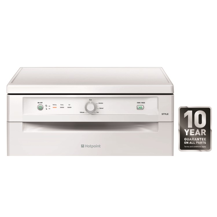 Hotpoint FDYB11011P Style 13 Place Freestanding Dishwasher Polar White