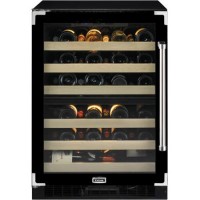 Falcon 88880 Dual Zone Wine Cooler Black And Chrome - Left Hand Hinge