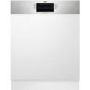AEG FEB52600ZM 13 Place Semi Integrated Dishwasher - Stainless Steel Control Panel