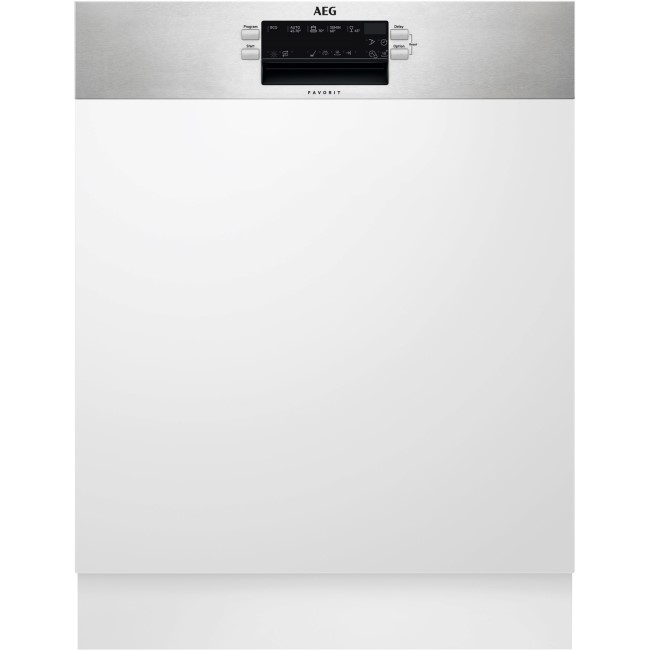 AEG FEB52600ZM 13 Place Semi Integrated Dishwasher Stainless Steel