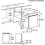 AEG FEB52600ZM 13 Place Semi Integrated Dishwasher - Stainless Steel Control Panel