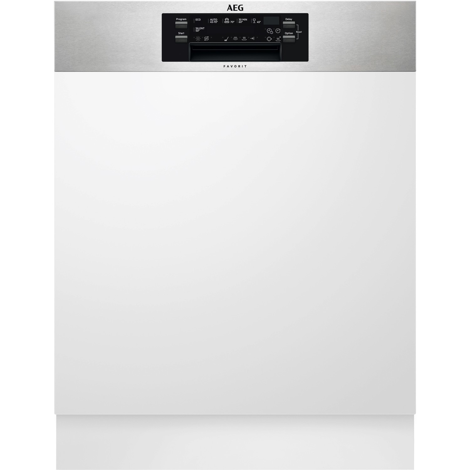 Refurbished AEG FEE62600PM 13 Place Semi Integrated Dishwasher