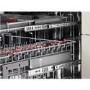 AEG Series 6000 SatelliteClean Semi-Integrated Dishwasher - C-Rated, Silver control panel