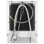 AEG Series 6000 SatelliteClean Semi-Integrated Dishwasher - C-Rated, Silver control panel