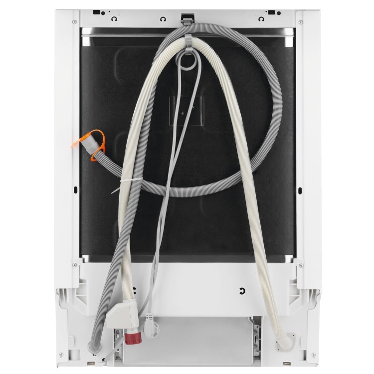 AEG Series 6000 SatelliteClean Semi-Integrated Dishwasher - C-Rated, Silver control panel