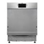 AEG Series 6000 SatelliteClean Semi-Integrated Dishwasher - C-Rated, Silver control panel