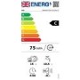 AEG Series 6000 SatelliteClean Semi-Integrated Dishwasher - C-Rated, Silver control panel