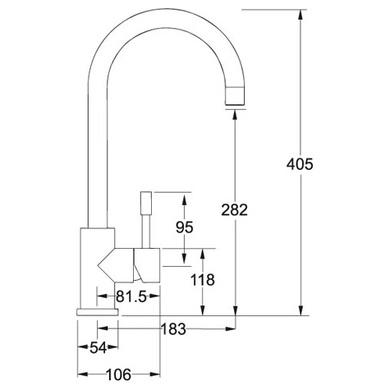 Franke FEOSSS Eos Single Lever Tap