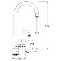 Franke FEOSSS Eos Single Lever Tap