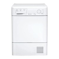 GRADE A2 - Hotpoint FETC70BP Aquarius 7kg Freestanding Condenser Tumble Dryer White
